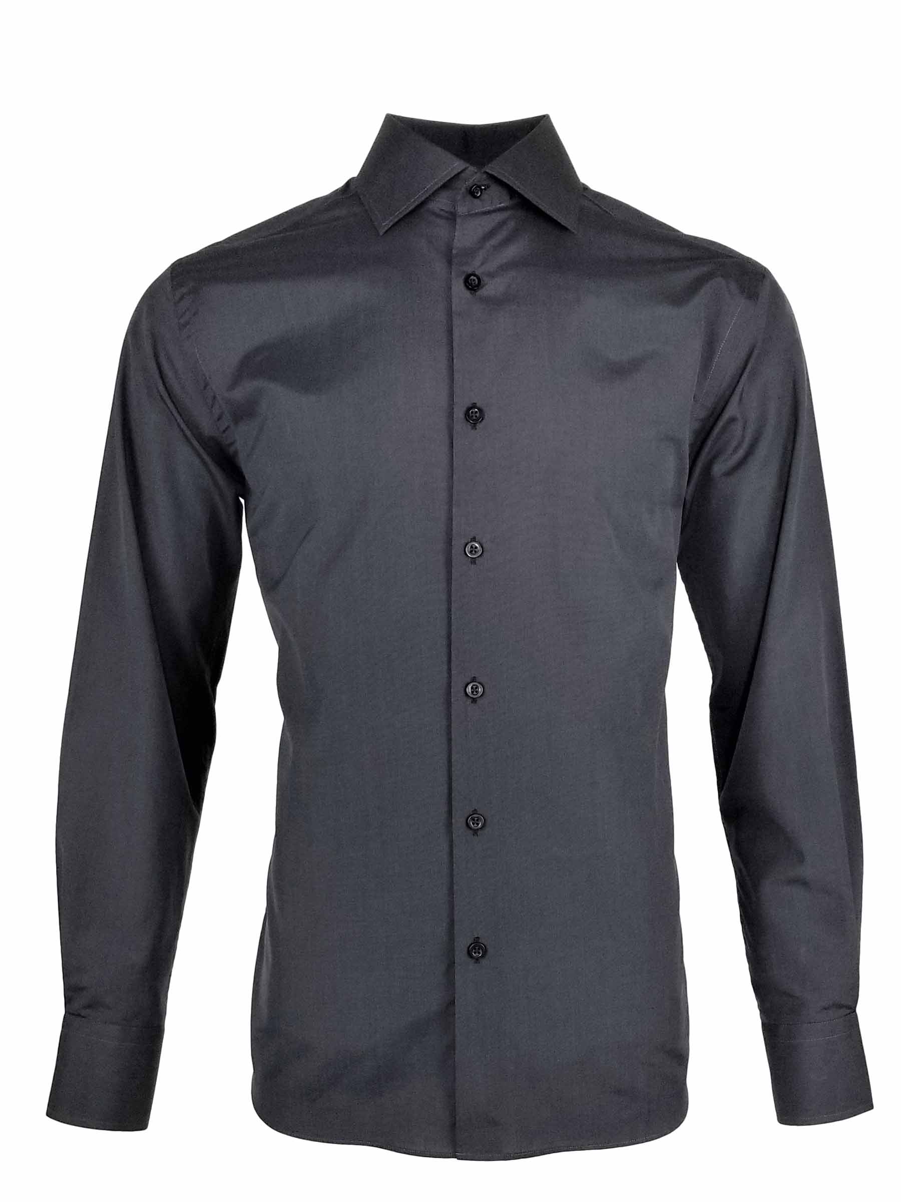Men's Elegant Shirt - Charcoal Long Sleeve - Uniform Edit