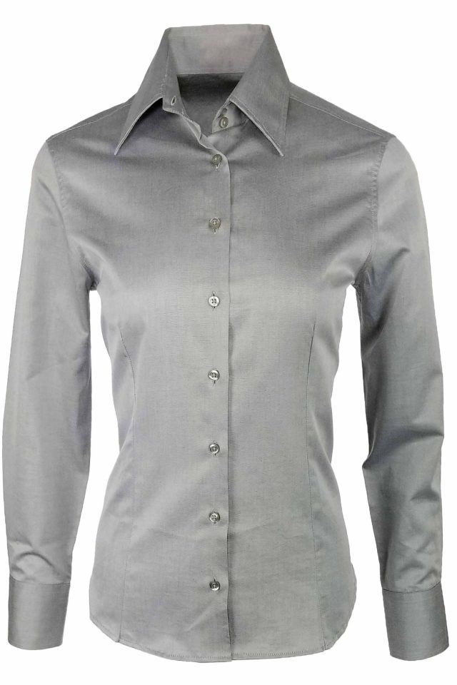 Women's Sateen - Grey Long Sleeve
