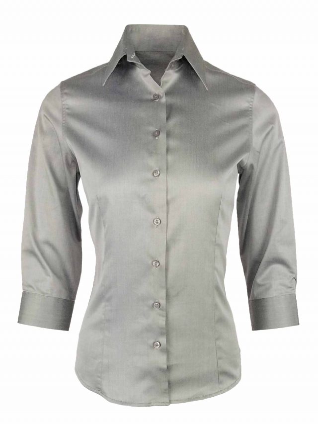 Women's Sateen - Grey Three Quarter 