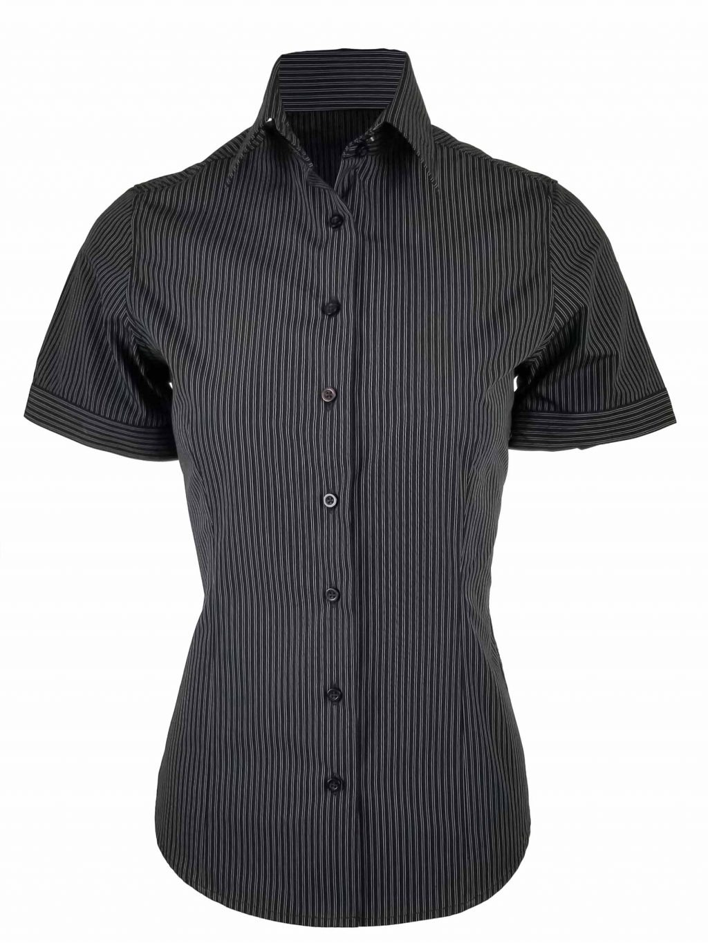Women's Elegant Shirt - Black with 