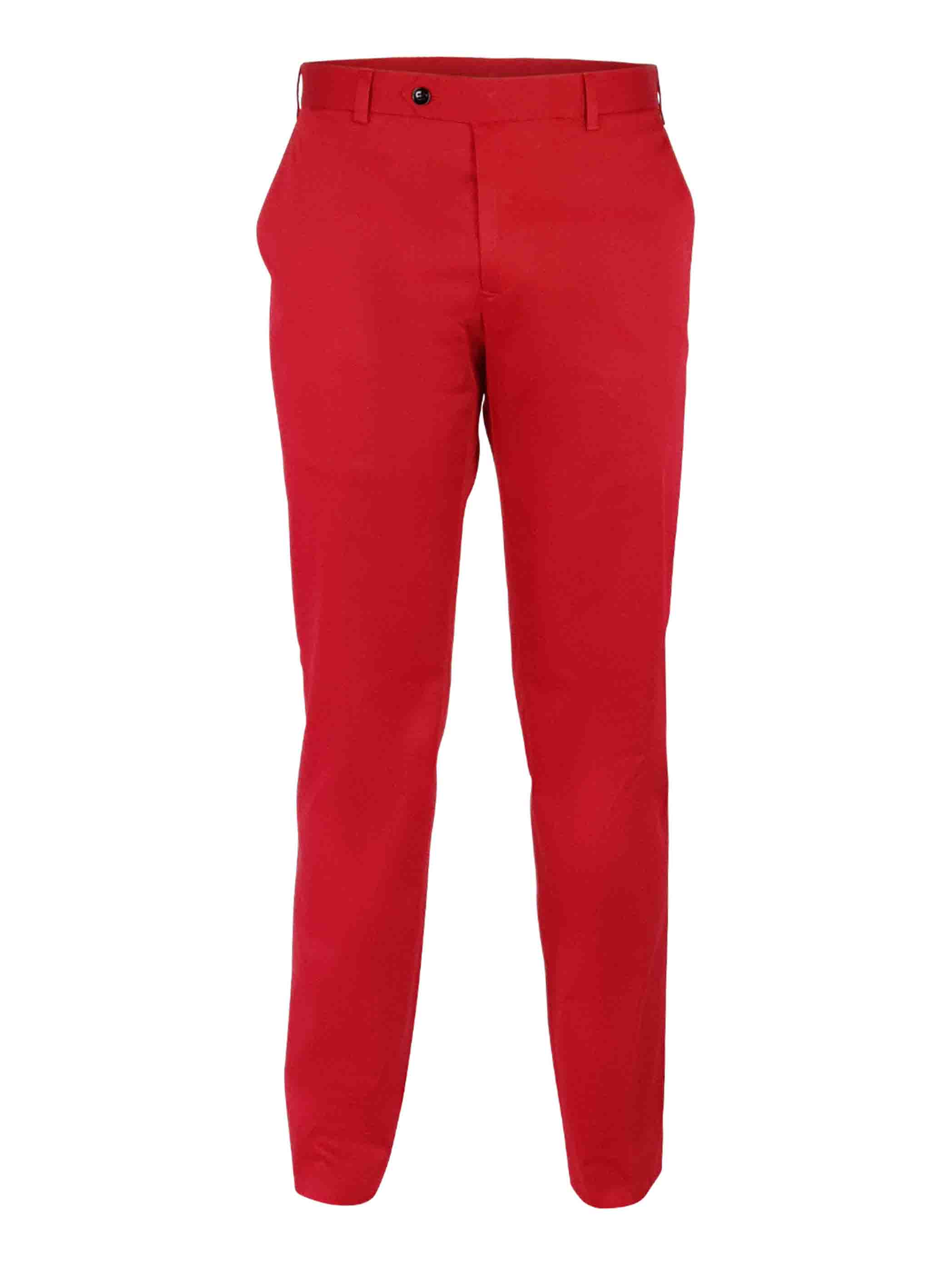 Men's Custom Chino - Red - Uniform Edit