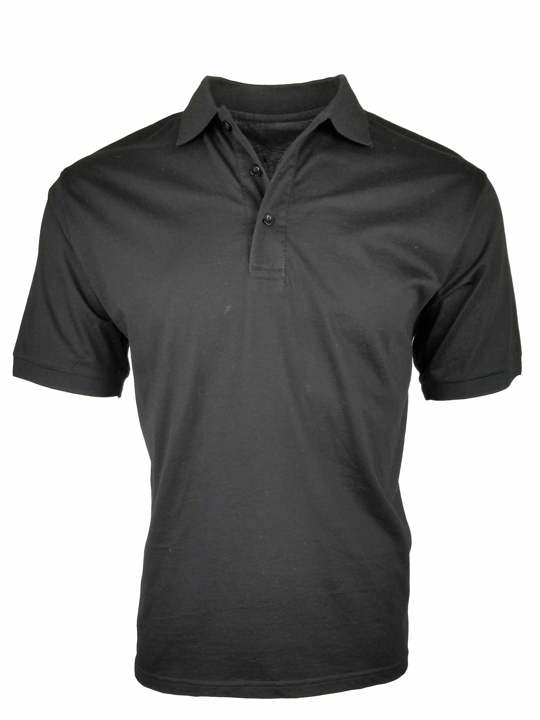 Men's All Occasion Mercerized Polo - Black - Uniform Edit