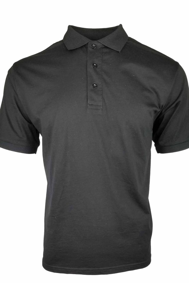 Men's All Occasion Mercerized Polo - Black - Image 2