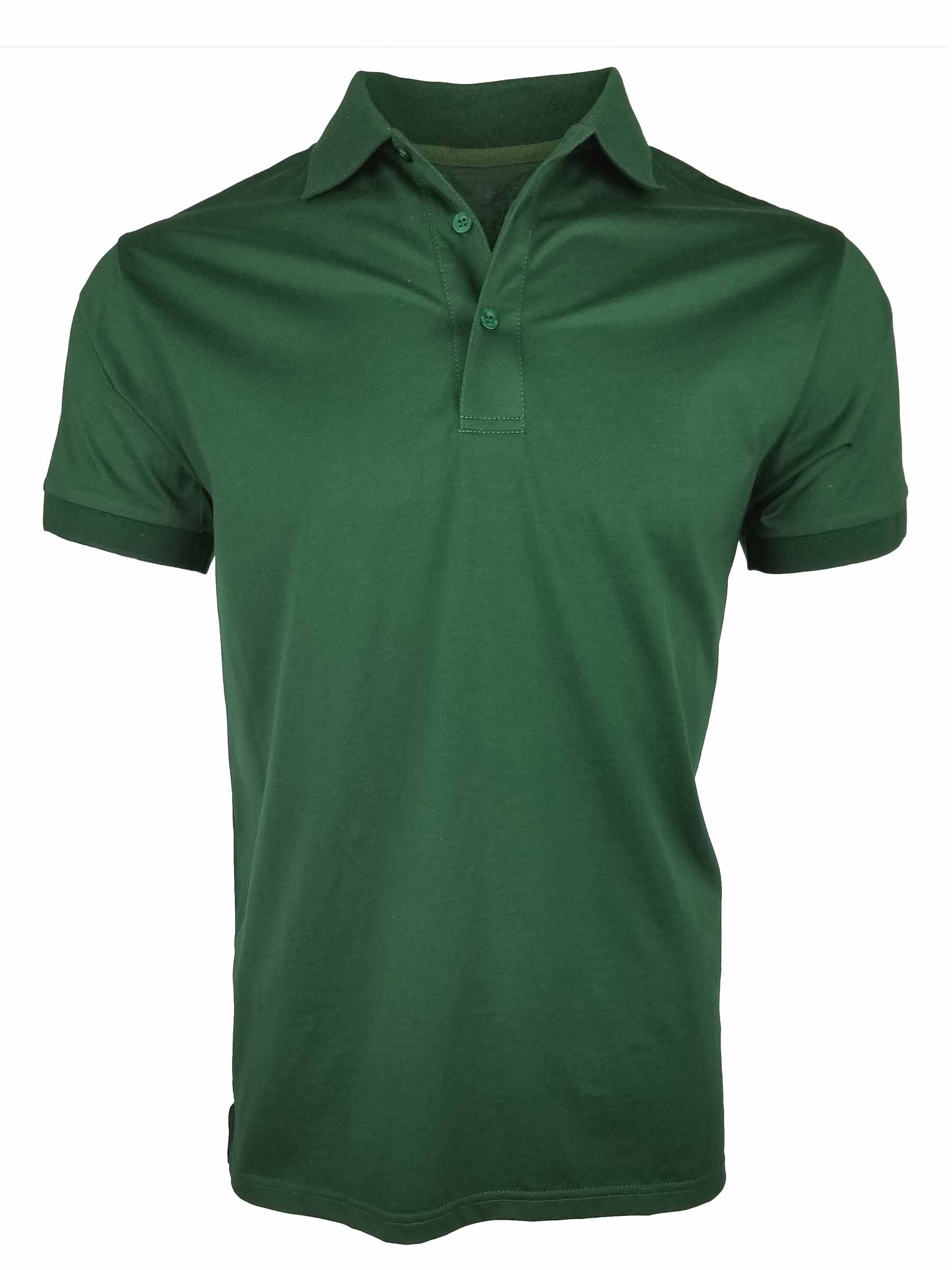 Men's All Occasion Mercerized Polo - Forest Green - Uniform Edit