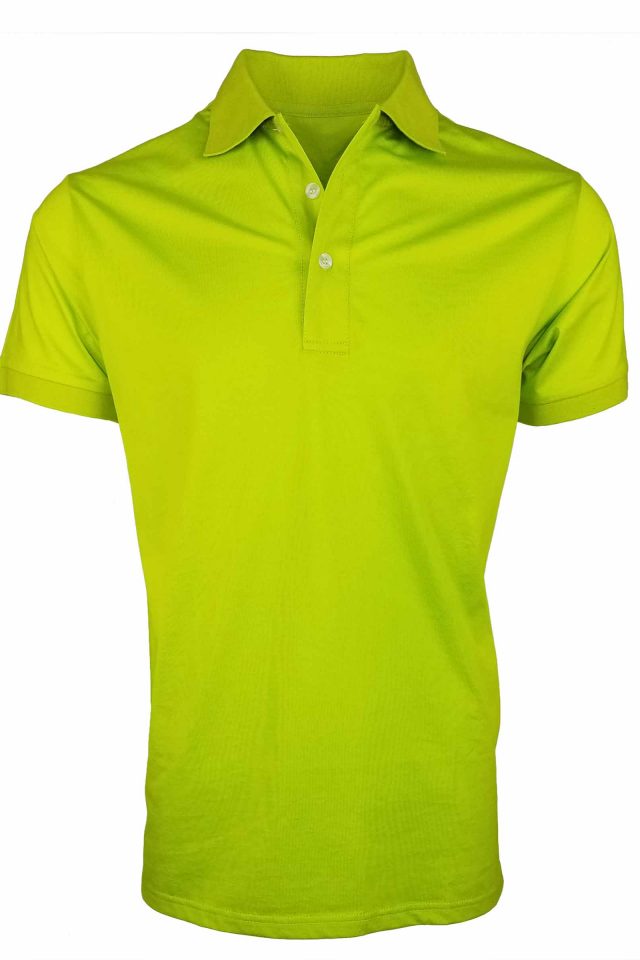 Men's All Occasion Mercerized Polo - Lime - Uniform Edit