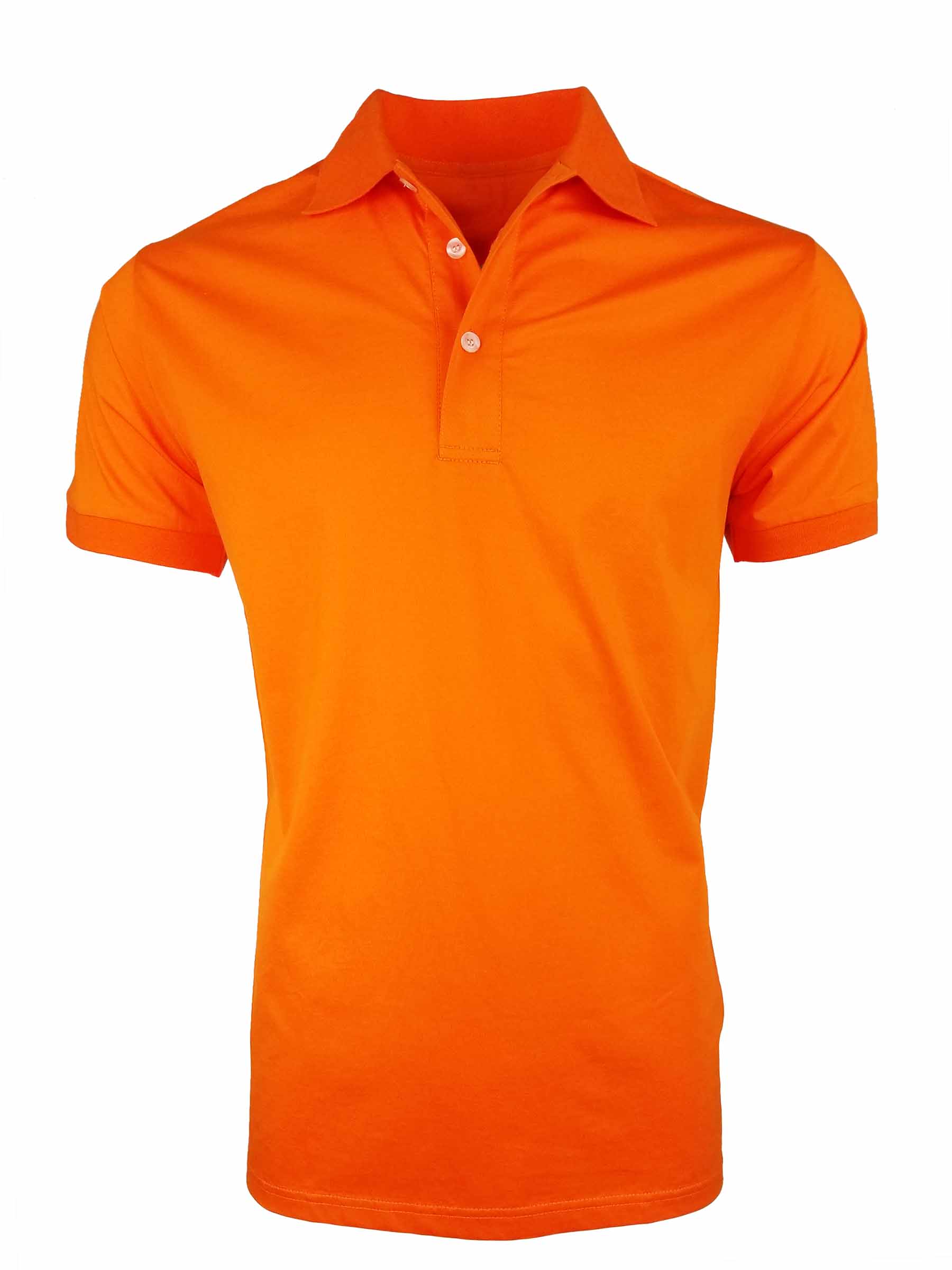 Men's All Occasion Mercerized Polo - Orange - Uniform Edit