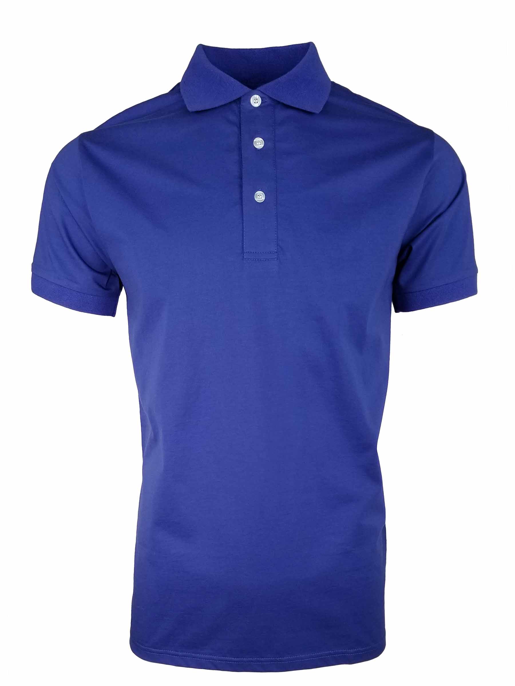 Men's All Occasion Mercerized Polo - Royal - Uniform Edit