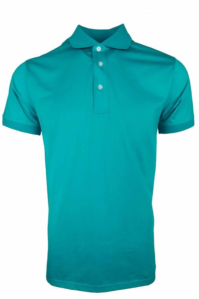 Men's All Occasion Mercerized Polo - Turquoise - Uniform Edit