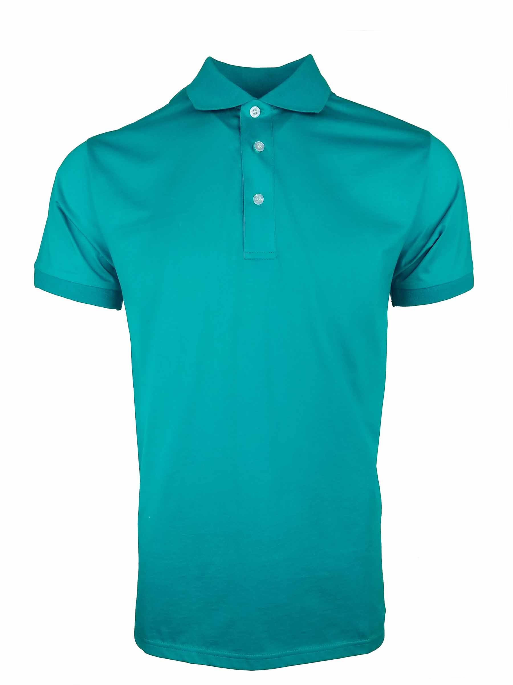 Men's All Occasion Mercerized Polo - Turquoise - Uniform Edit