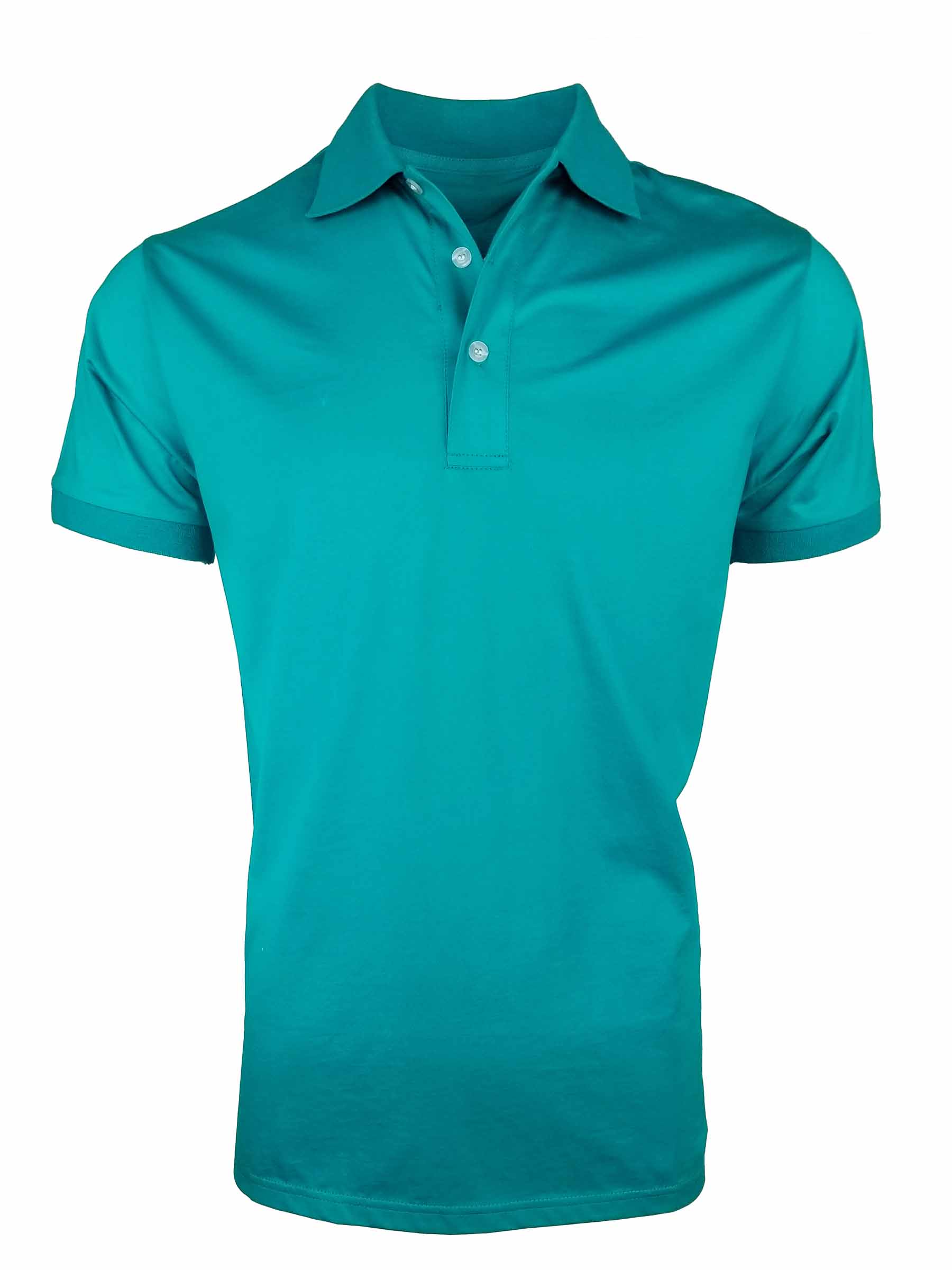 Men's All Occasion Mercerized Polo - Turquoise - Uniform Edit