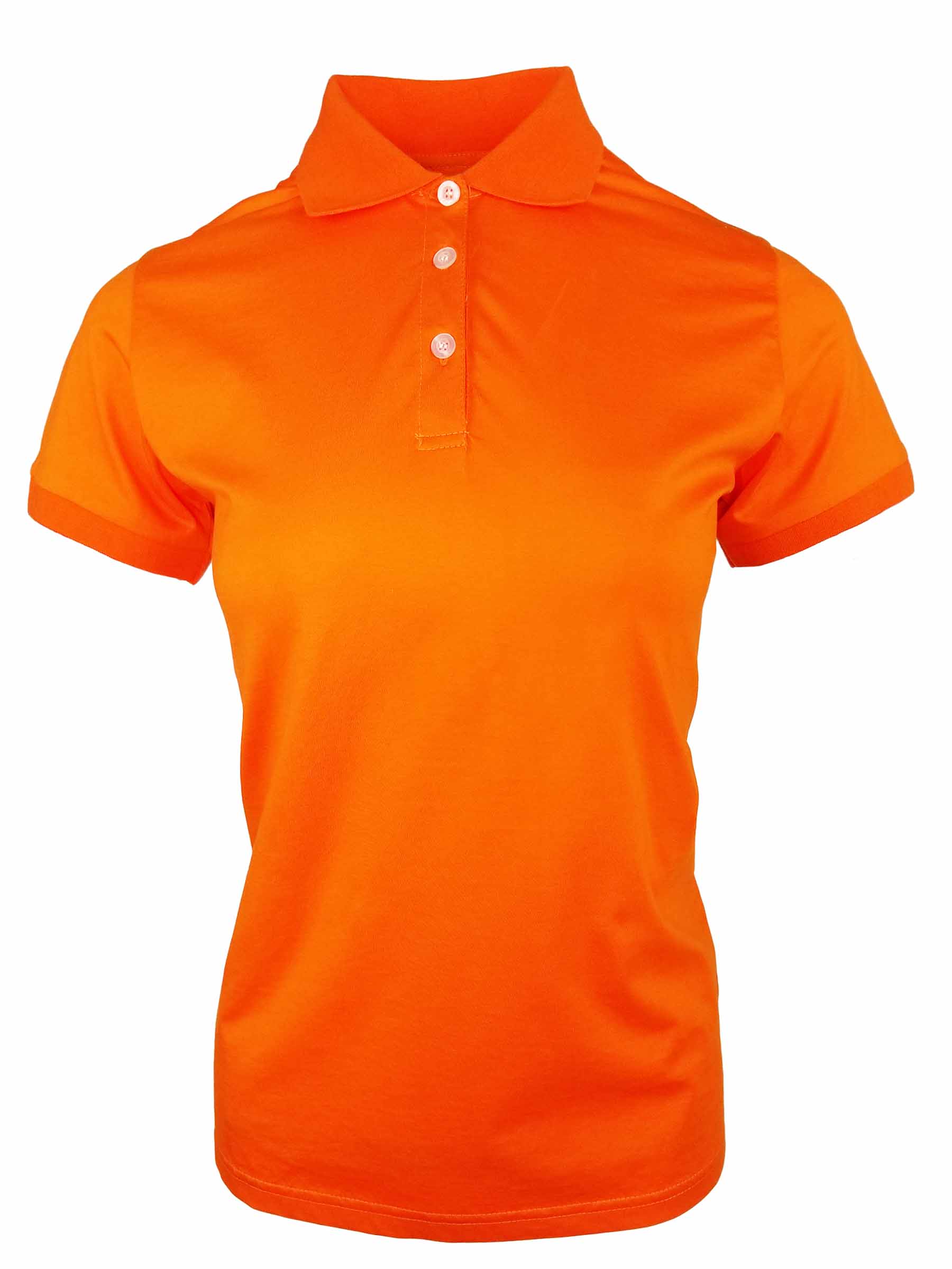 Women&#039;s All Occasion Mercerized Polo - Orange - Uniform Edit