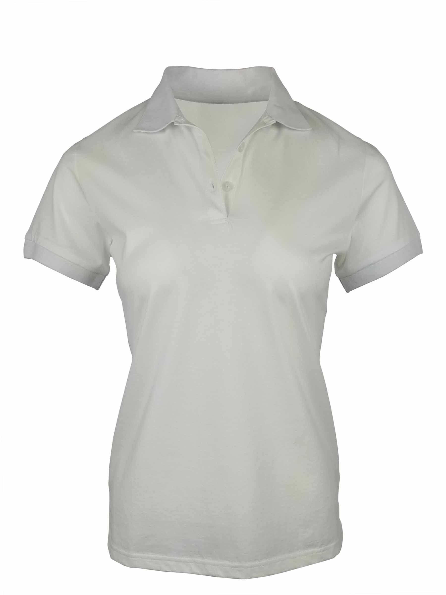 Women's All Occasion Mercerized Polo - White - Uniform Edit