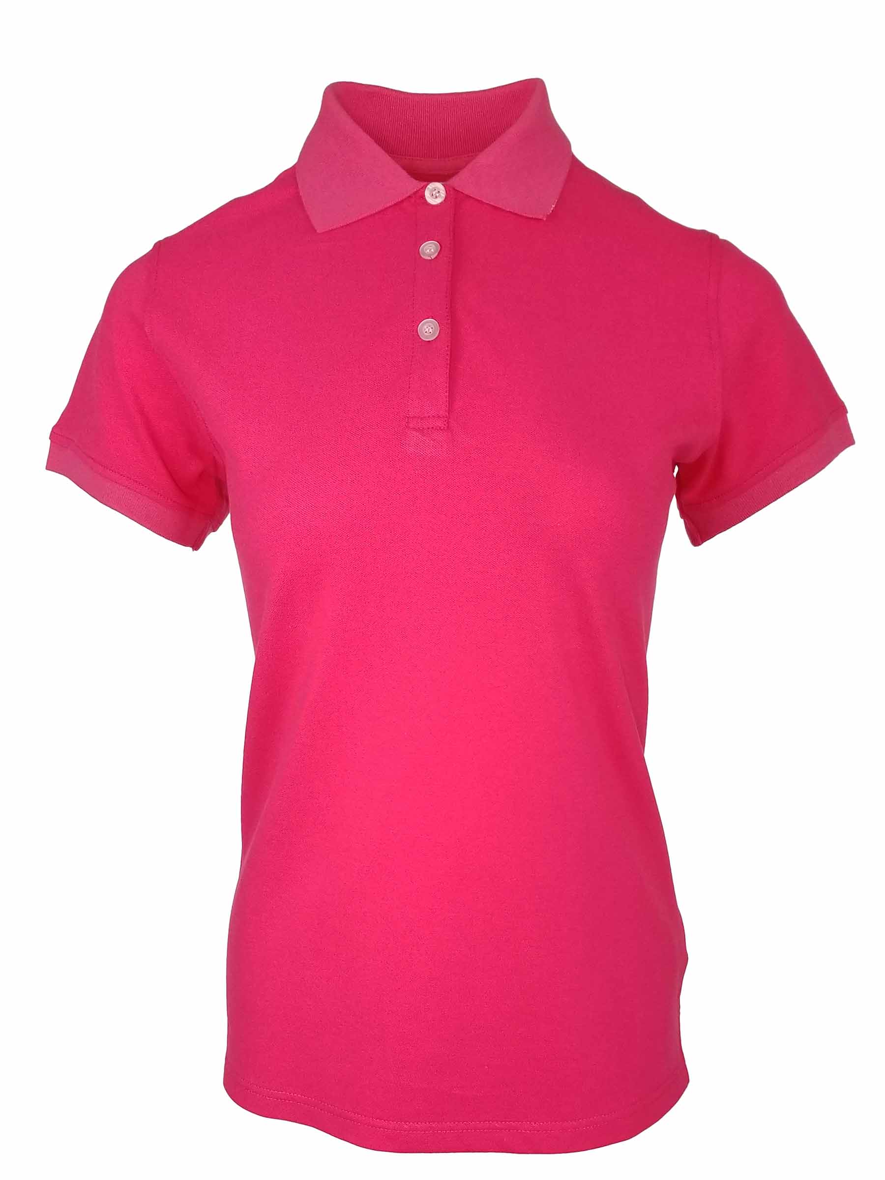 Women's All Occasion Pique Polo - Fuchsia - Uniform Edit