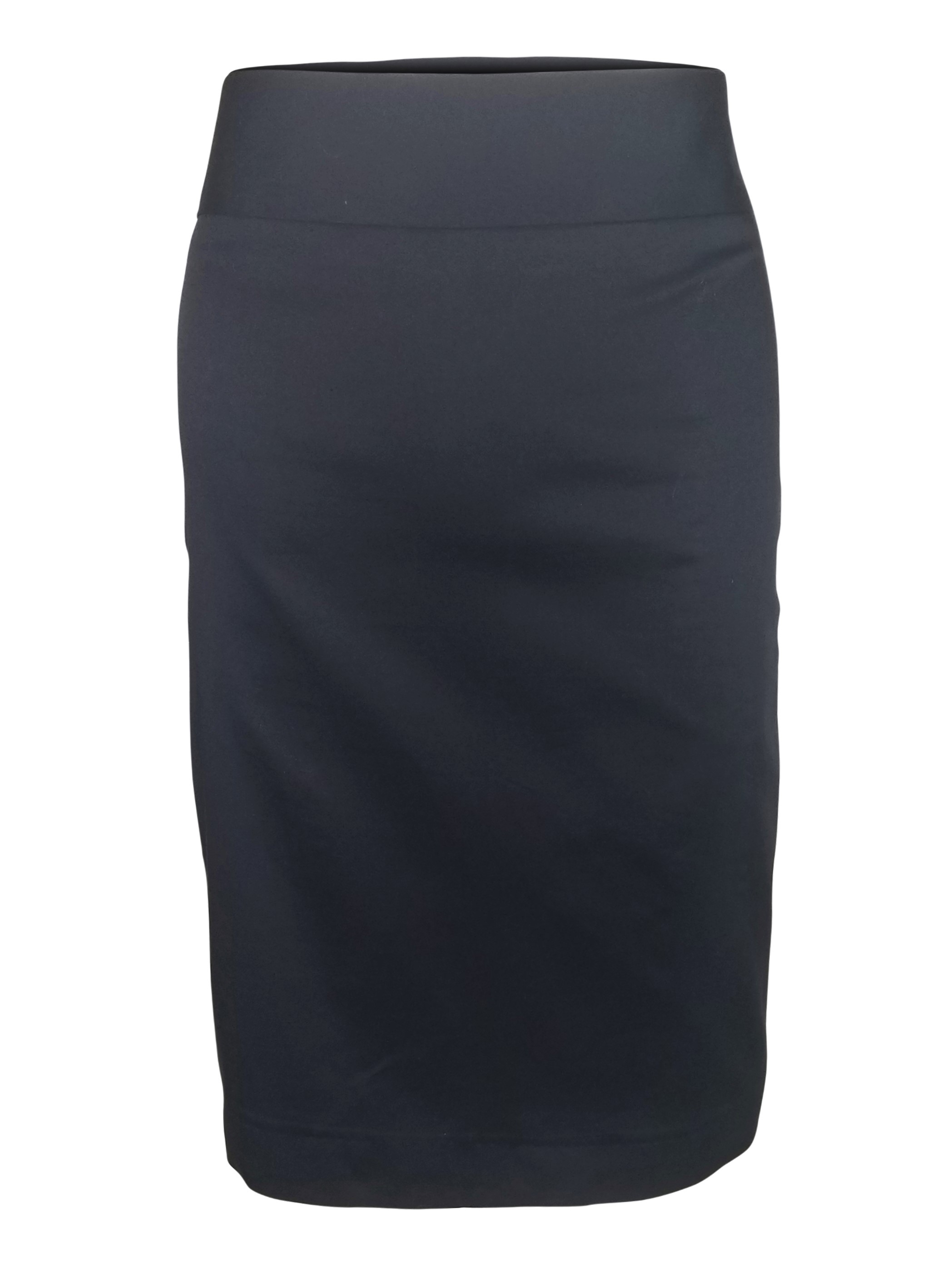 Straight Skirt - Navy Cotton Stretch | Uniform Edit