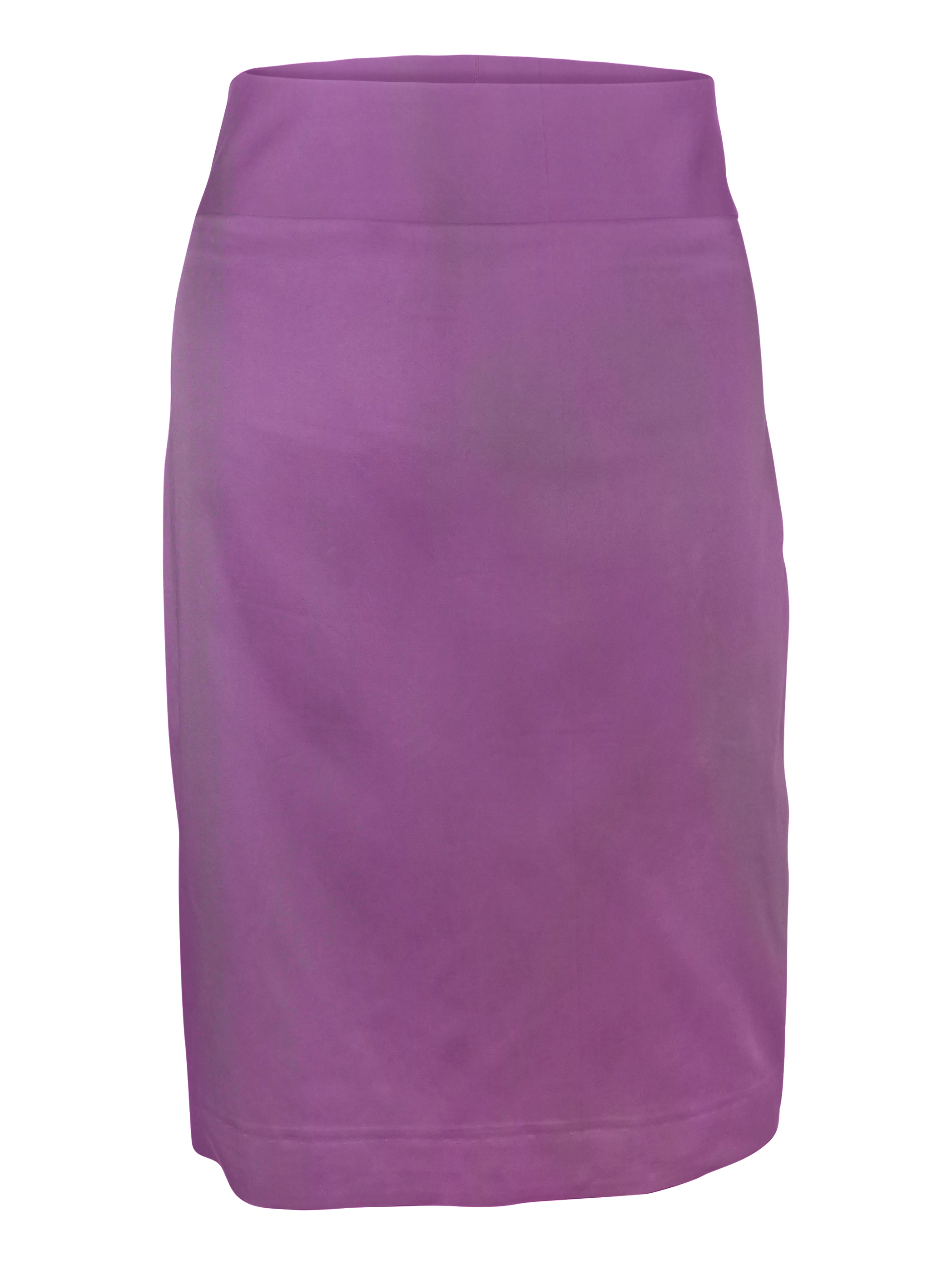 Straight Cotton Custom Skirt - Purple - Uniform Edit