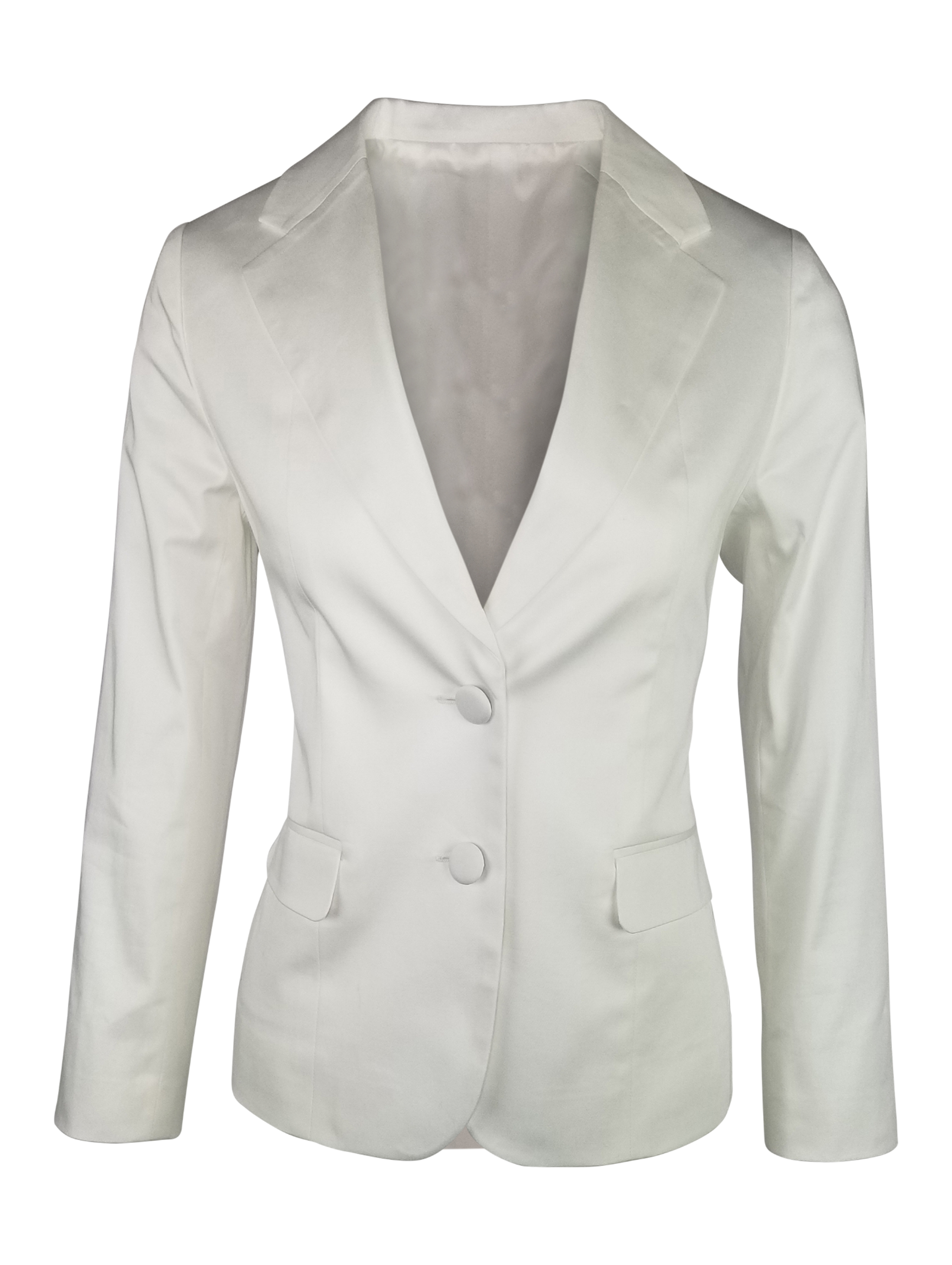 Women's Cotton Jacket - White - Uniform Edit