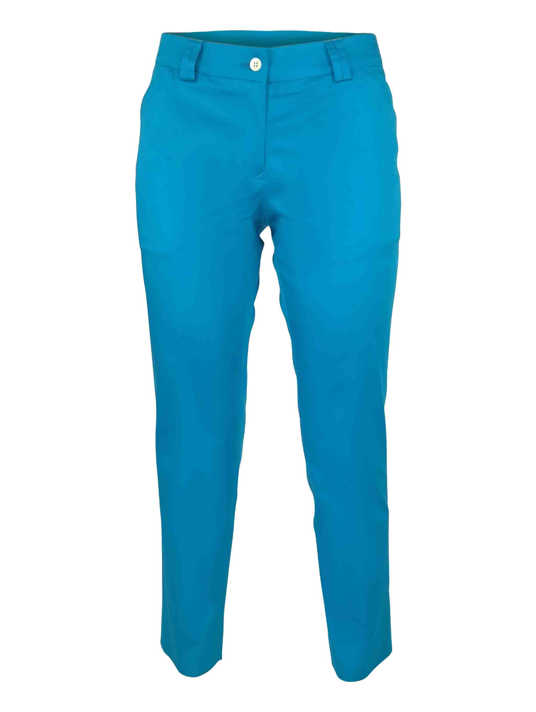 Women's Custom Chino - Aqua - Uniform Edit