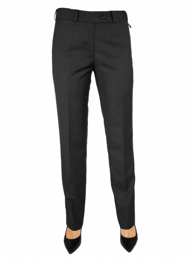 Women's Classic Wool Blend Pant - Black 