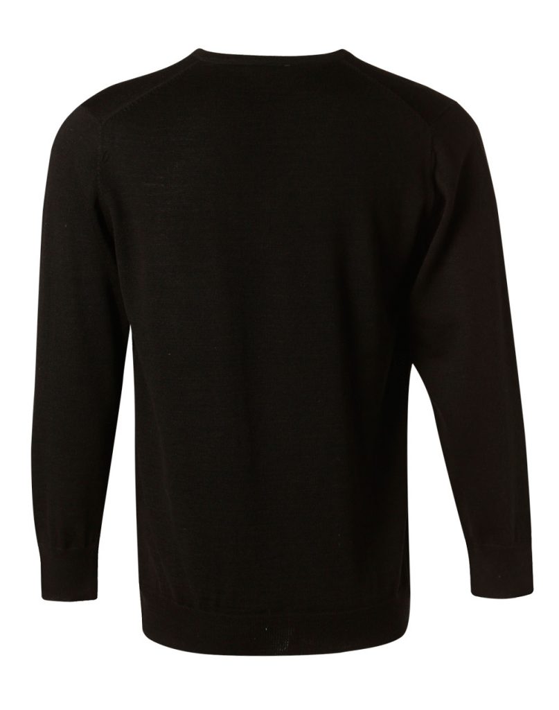 Men's Long Sleeve Knit - Black - Uniform Edit