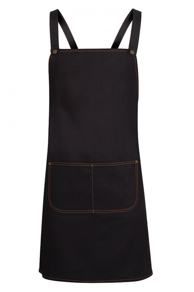Full Bib Apron - Denim Black
