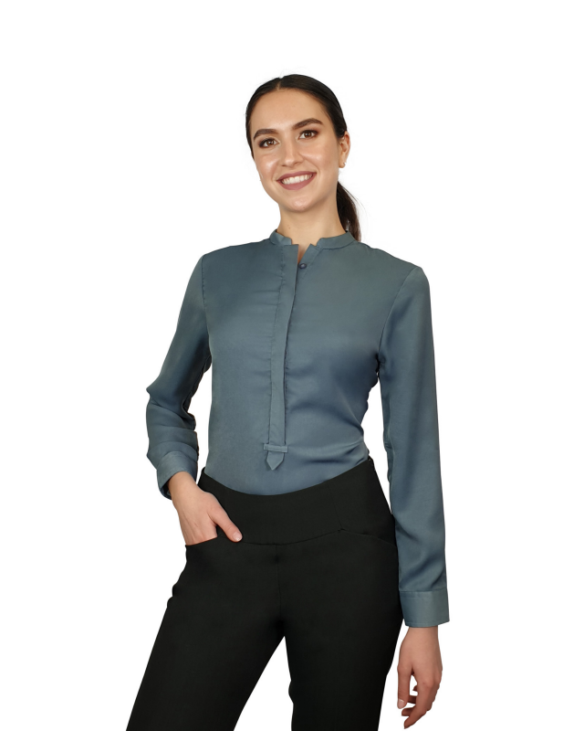 17+ Mind Blowing Modern Collar blouse designs - SetMyWed