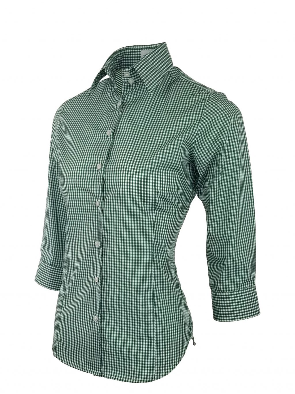 Green Mini Gingham Check Shirt Three 