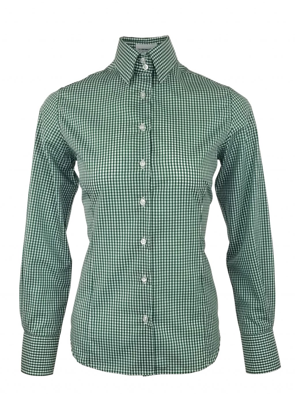 Green Mini Gingham Check Shirt 