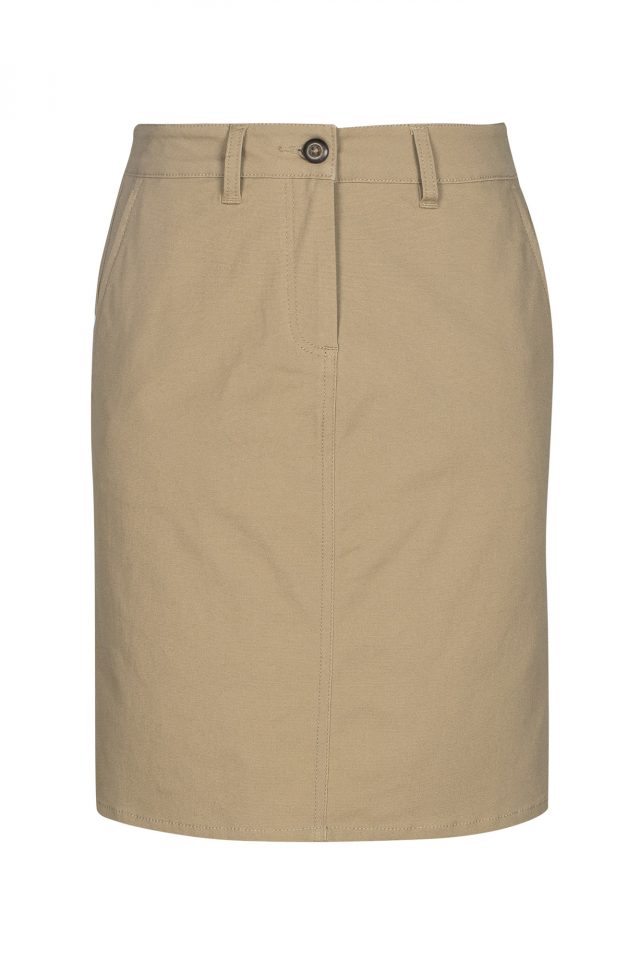 Women's Lawson Chino Skirt - Dark Stone - Uniform Edit