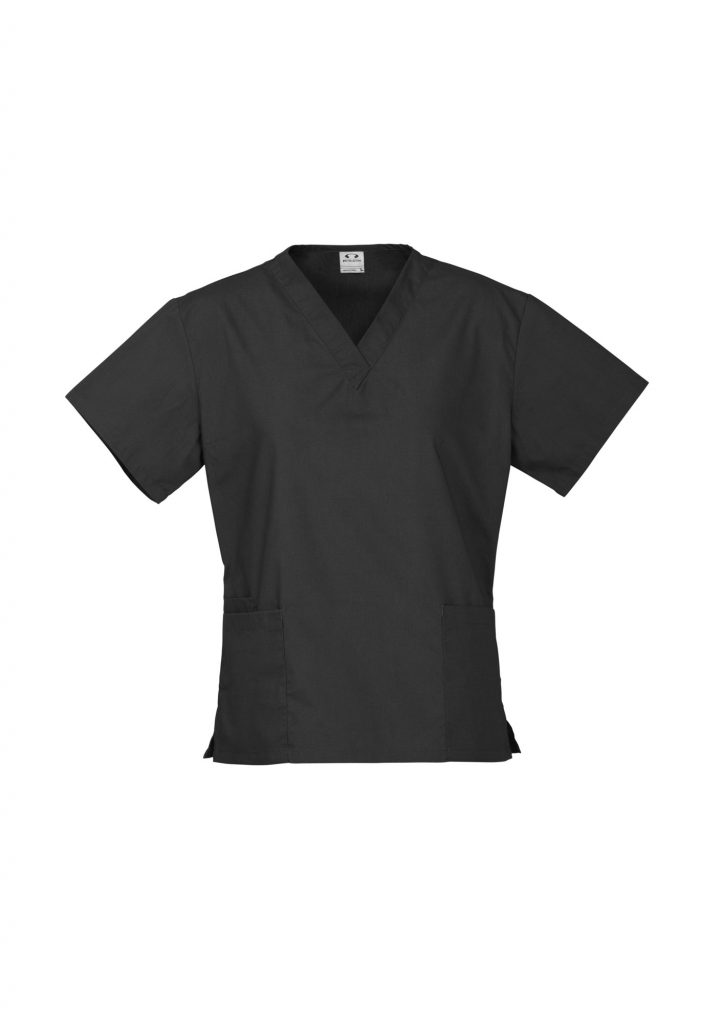 Black Scrubs Womens Black Scrub Tops Ladies Classic Scrub Top Black The Uniform Edit