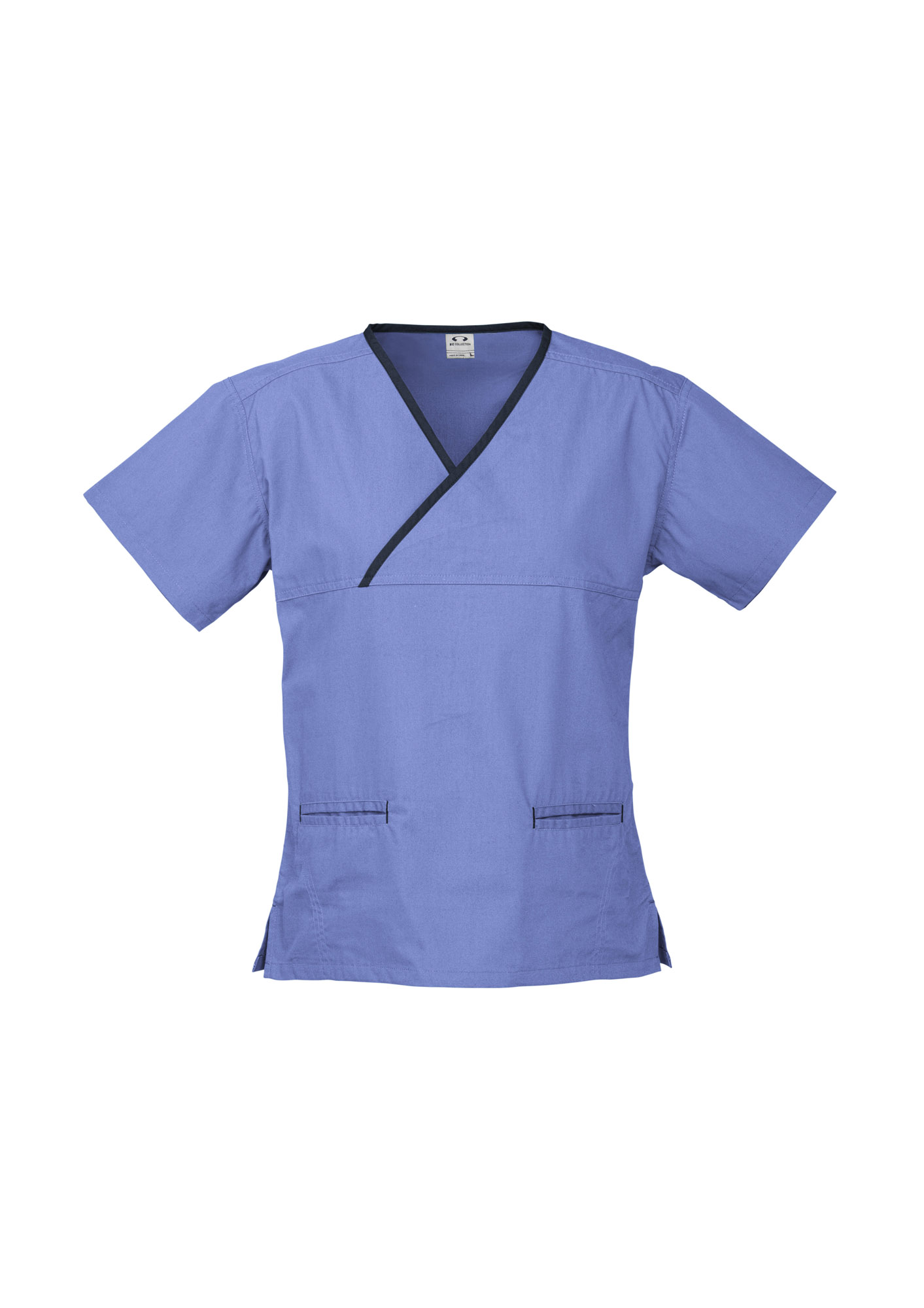 Crossover Scrubs Top, Navy Blue Scrubs