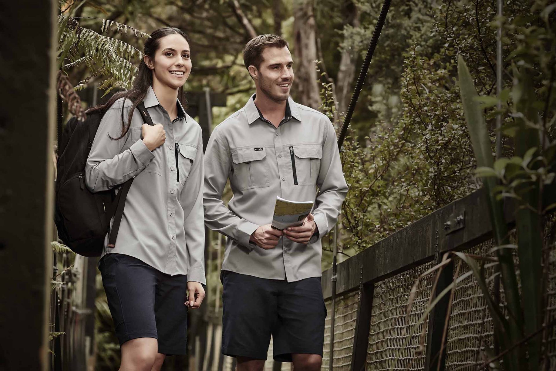 Womens Outdoor Shirt Stone Uniform Edit