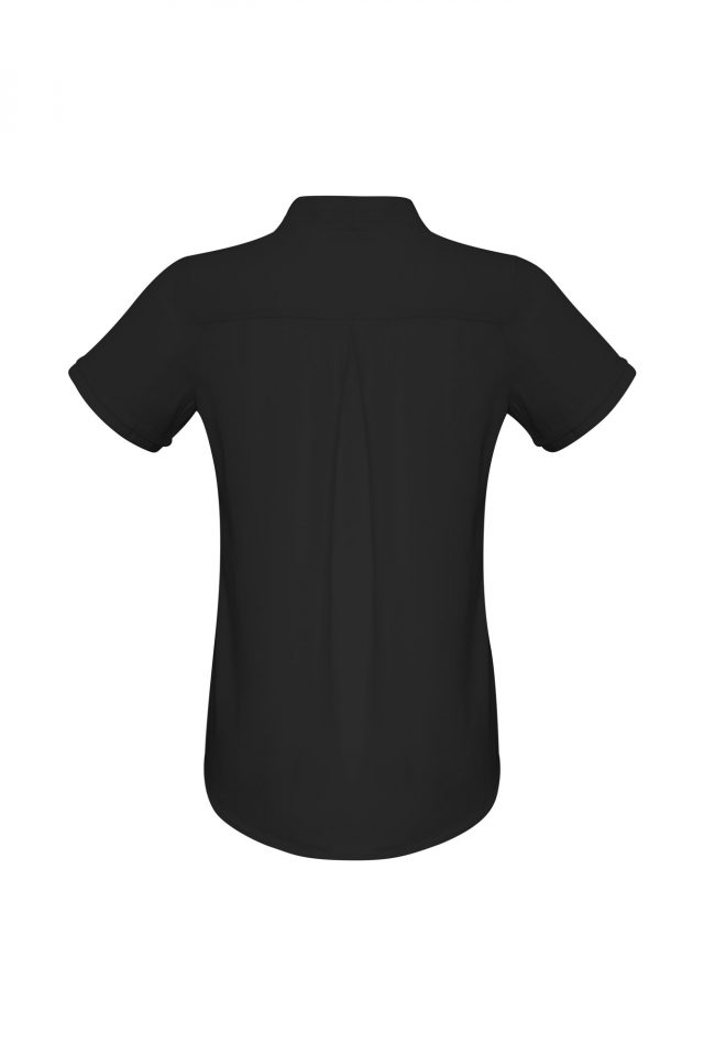 Madison Short Sleeve Blouse - Black - Image 2