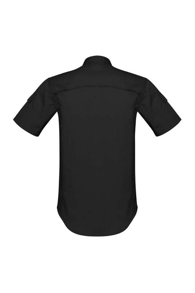 Mens Rugged Cooling Shirt Charcoal Short Sleeve - Uniform Edit