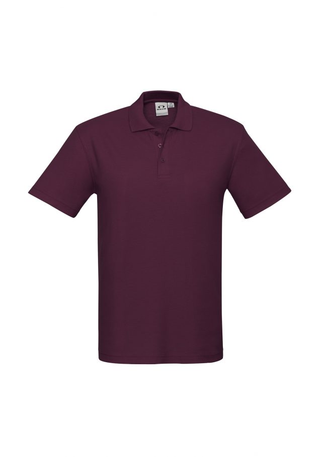 Men's Crew Polo - Maroon - Uniform Edit