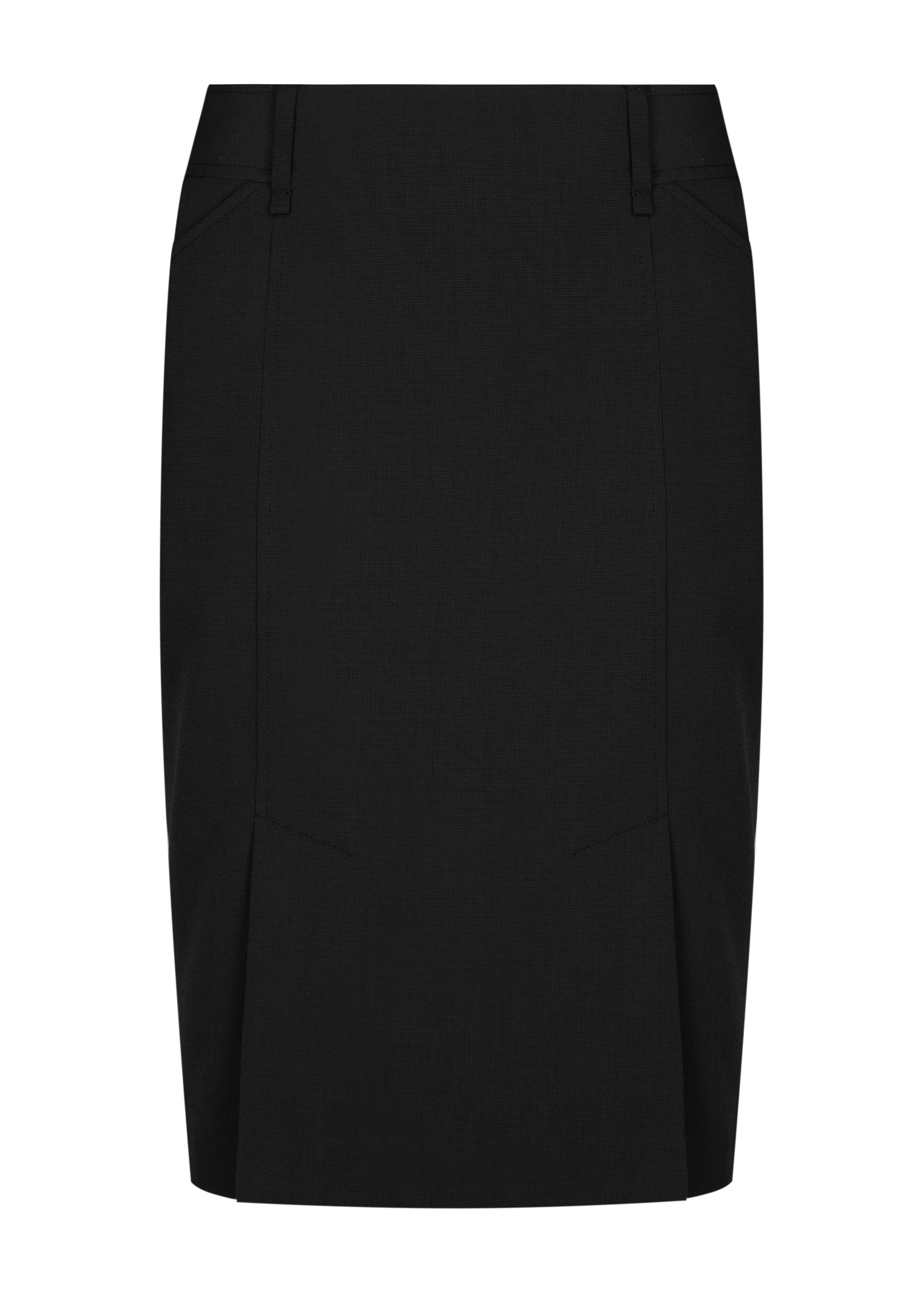 Elliot Pleat Skirt - Charcoal - Uniform Edit