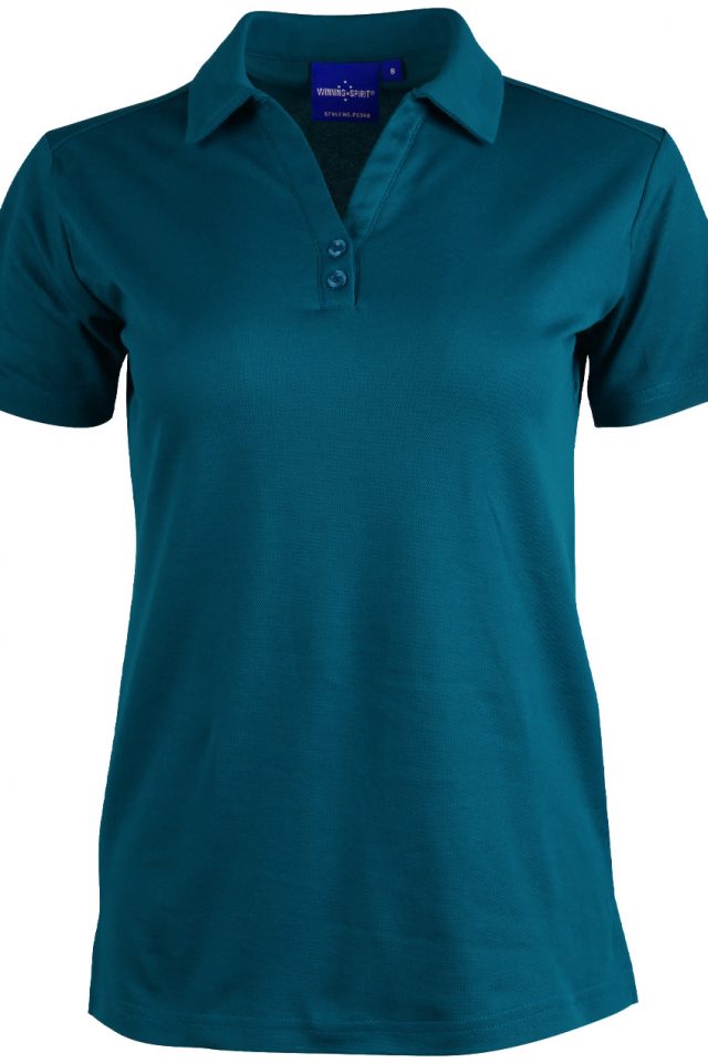 Women's Victory TrueDry Short Sleeve Polo - Ocean Blue