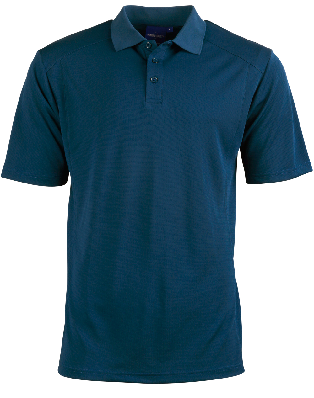 Men's Bamboo Charcoal Eco Fabric Short Sleeve Polo - Ocean Blue ...