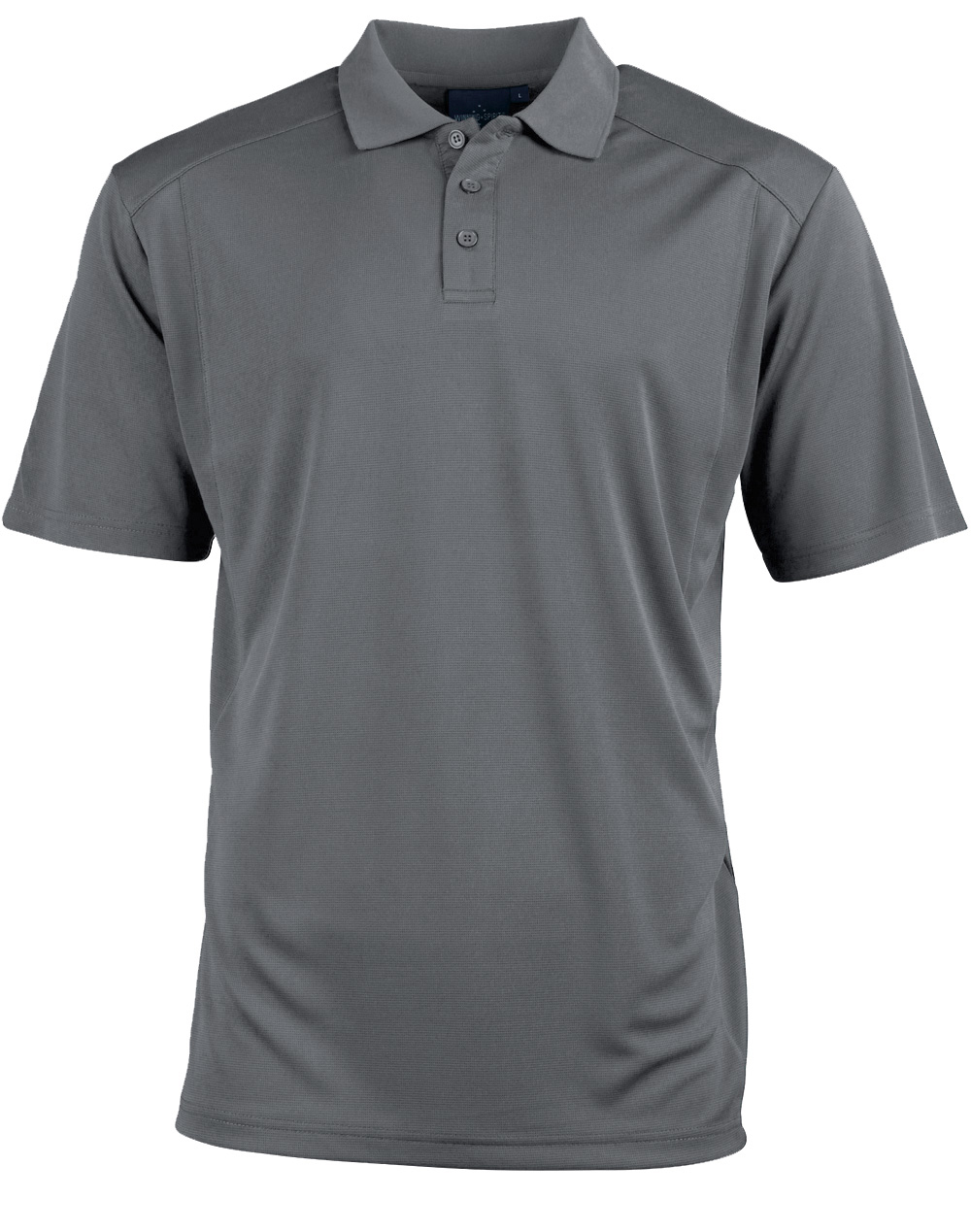 Men's Bamboo Charcoal Eco Fabric Short Sleeve Polo - Storm Grey ...