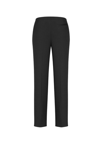 Women's Comfort Wool Stretch Suiting Bandless Slim Leg Pant - Black ...