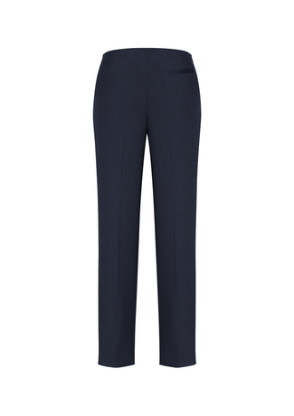 Women's Comfort Wool Stretch Suiting Bandless Slim Leg Pant - Navy ...