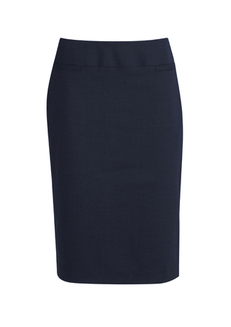 Women's Cool Stretch Suiting Relaxed Fit Skirt - Navy - Uniform Edit