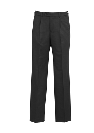 Mens Cool Stretch One Pleat Pant - Charcoal - Uniform Edit