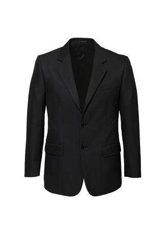 Men's Cool Stretch Suiting 2 Button Classic Jacket - Black - Uniform Edit