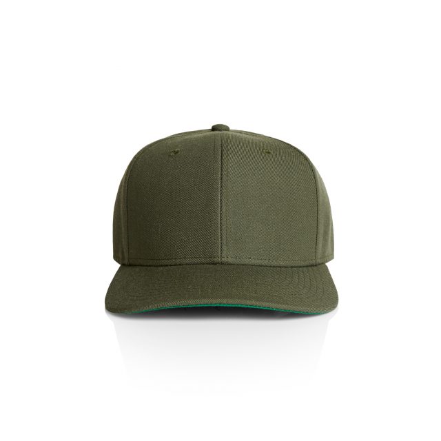 AS Colour Trim Snapback Cap - Army 