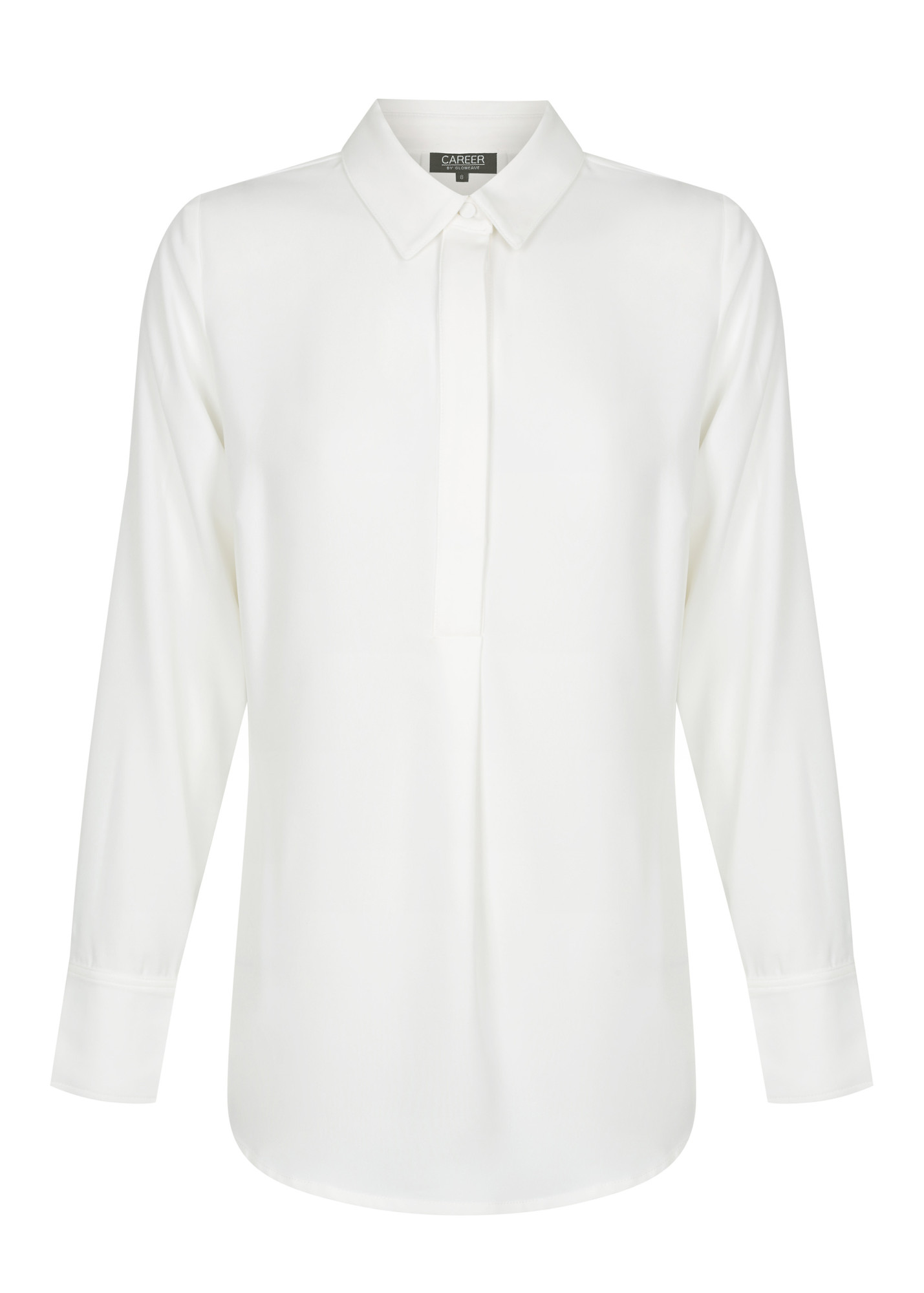 Quinn Blouse - Long Sleeve Soft Top Ivory - Uniform Edit