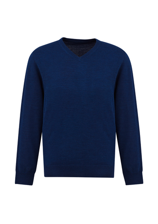 Mens Roma Pullover French Blue - Uniform Edit