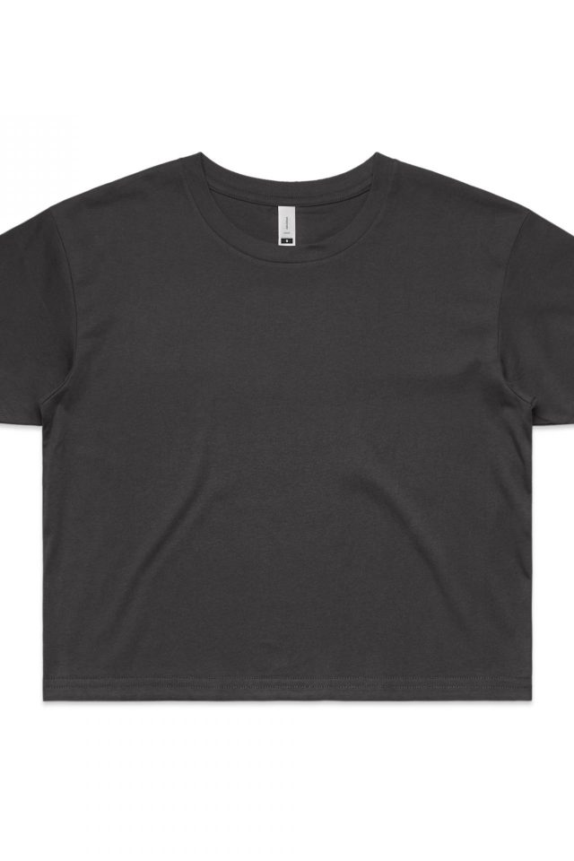 Women's AS Colour Crop Tee - Coal