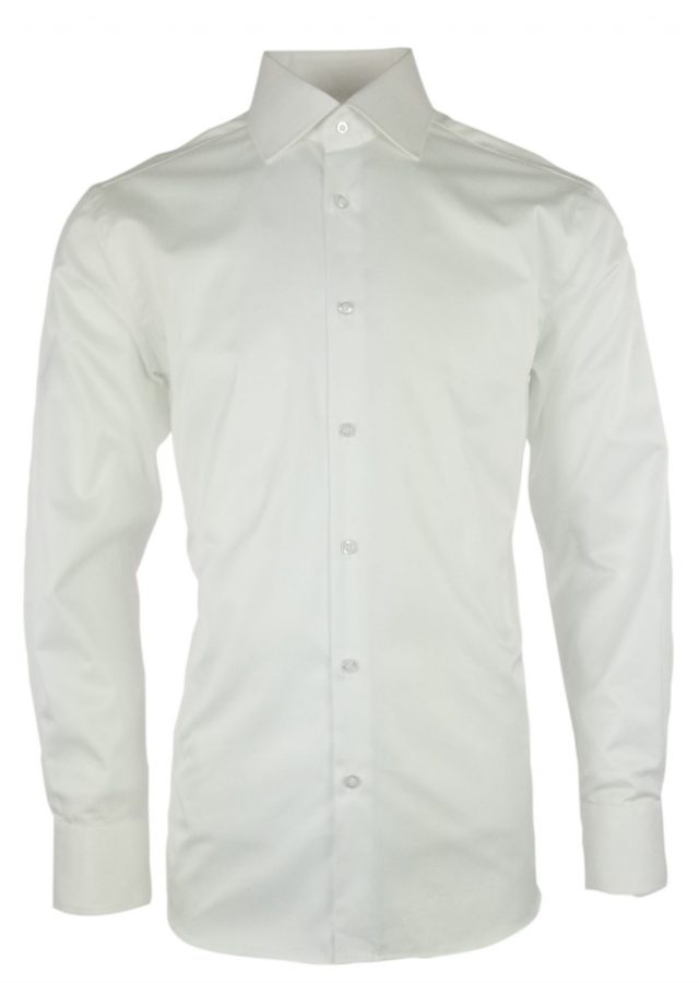 Men's Everyday Basic Shirt - White Long 