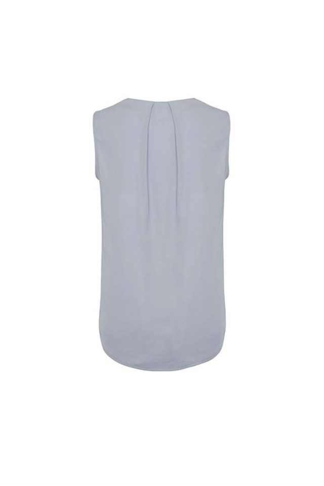 Estelle Blouse - Silver Sleeveless - Image 3