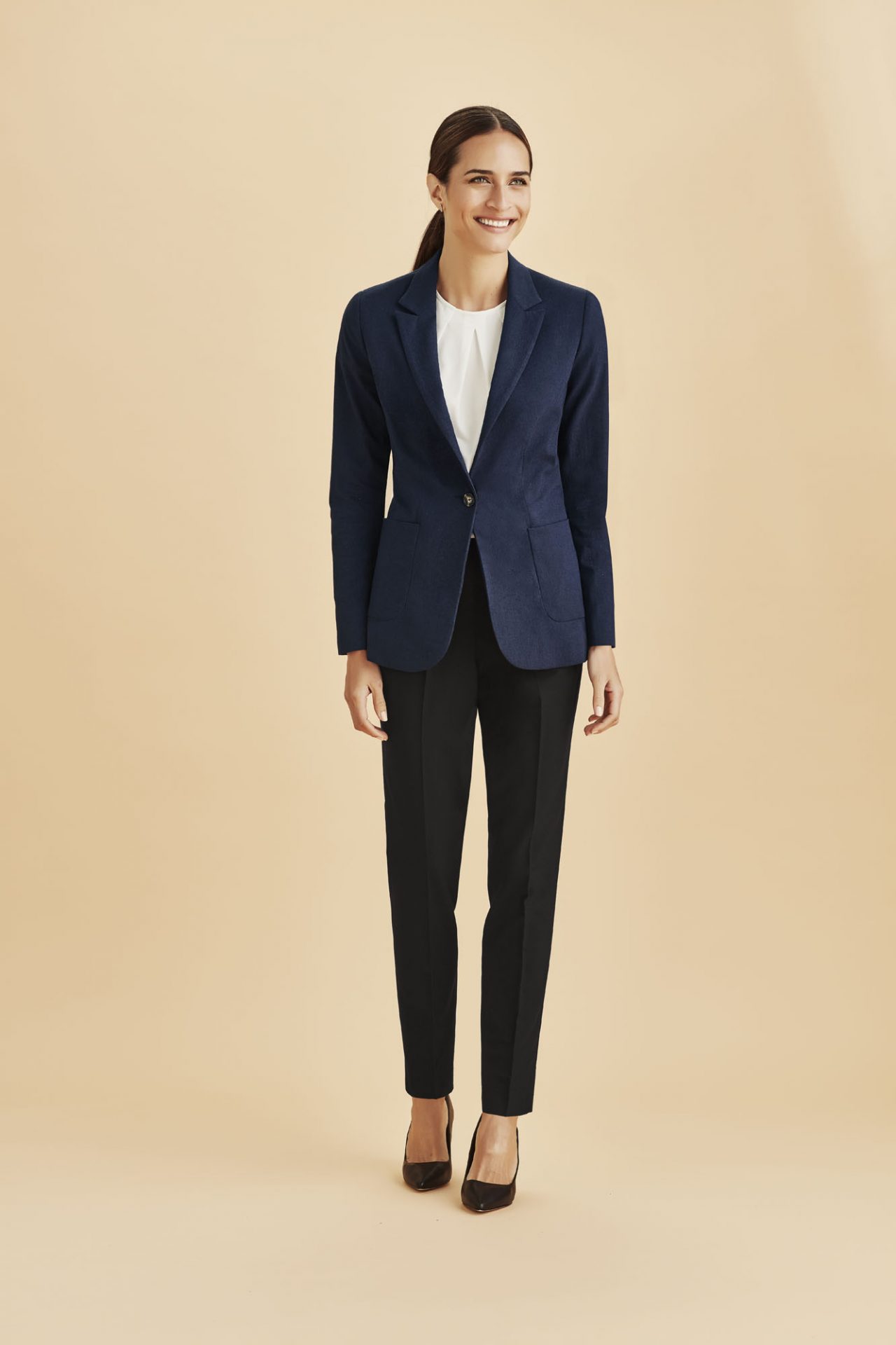 Women's Arden Smart Casual Blazer - Navy - Uniform Edit